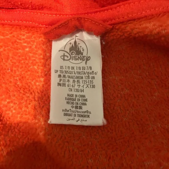 Disney Turning Red Plush Bathrobe - Sz 7/8US) - Preowned - Picture 5 of 5